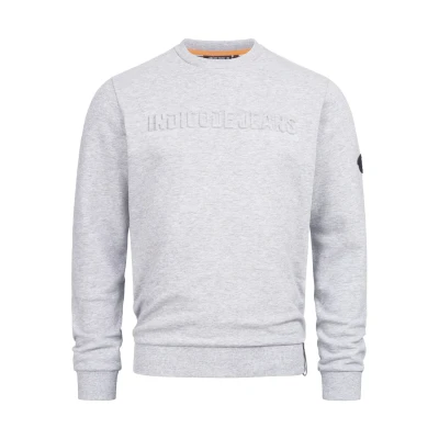 Abbildung von Indicode Jeans Inavant Sweatshirt, Herren, Größe: Small, Grey mix