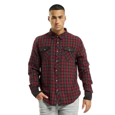 Abbildung von Brandit Checkshirt Duncan Red Brown 4XL