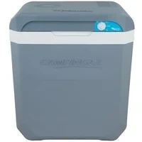 Abbildung von Campingaz Powerbox Plus 28L, elektrische Kühlbox, 12V Anschluss, Platz für 8 x 1.5L Flaschen, strombetriebene Thermobox Auto &amp; Campingplatz, mit Batteriewächter, 28 Liter
