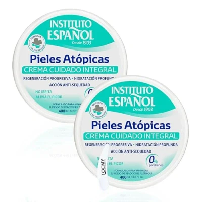Abbildung von Instituto Español Atopical Körpercreme Feuchtigkeitscreme empfindlicher Haut Creme trockenheit reizungen und Juckreiz Pflege atopischer Gesichtscreme set 800 ml