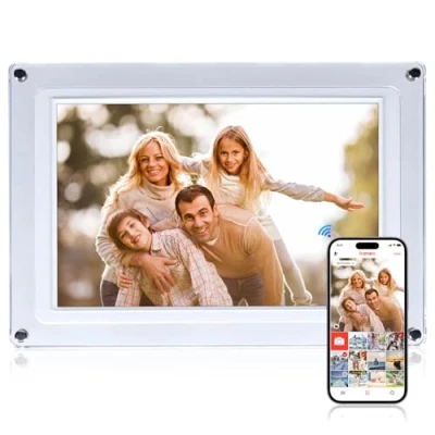 Abbildung von Rollei Smart Frame WiFi 109 Elektronischer Digitaler Bilderrahmen Frameo WLAN Digital Photo 10,1 Zoll 1280x800 IPS Touchscreen 32GB Speicher Acryl