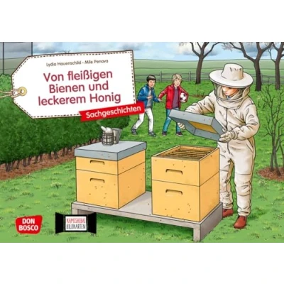 Abbildung von Von fleißigen Bienen und leckerem Honig. Kamishibai Bildkartenset: Entdecken Erzählen Begreifen: Sachgeschichten (Sachgeschichten für unser Erzähltheater)