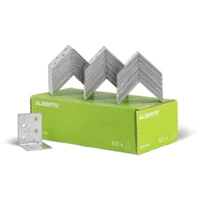 Abbildung von Alberts Winkelverbinder, (Set, 50 St.), Handwerkerpack