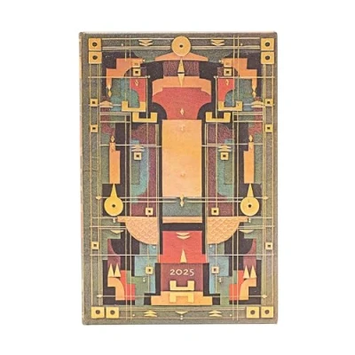 Abbildung von Lion’s Den (Sybil Pye Bindings) Mini 12 month Verso Hardback Dayplanner 2025 (Elastic Band Closure)
