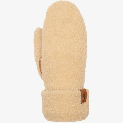 Abbildung von Wildleder Teddyfäustlinge warmem Kunstpelzfutter L 8