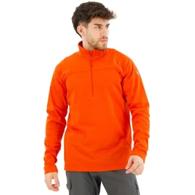 Abbildung von Fjallraven 87113 214 Abisko Lite Fleece Half Zip M Sweatshirt Herren Flame Orange Größe S