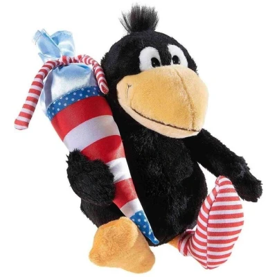 Abbildung von Heunec® Plüschfigur Rabe Socke Schultüte, 16 cm Kuscheltier Stofftier Plüschrabe