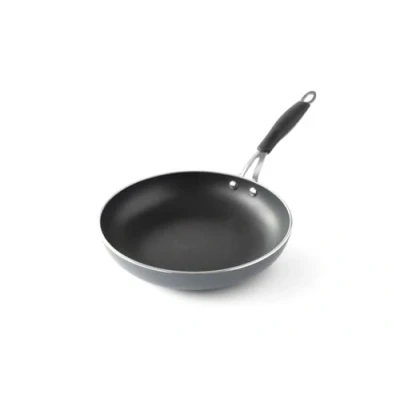 Abbildung von HENDI Bratpfannen, Geeignet für Gasherd, Induktionsherd, Elektroherd, Ceranherd, Teflon™ Platinum Plus Antihaftbeschichtung, Pfanne, ø260x(H) 52mm, Aluminium
