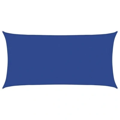 Abbildung von vidaXL Sonnensegel, UV Schutz Sonnenschutz für Terrasse Balkon Garten, Windschutz Wetterschutz Rechteckig, Sonnendach, 160g/m² Blau 4x7m HDPE