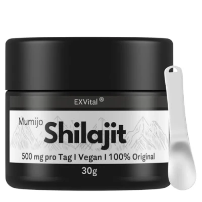 Abbildung von Mumijo Shilajit 85+ Harz, mit Fulvin &amp; Huminsäure, Original Himalaya 30 g