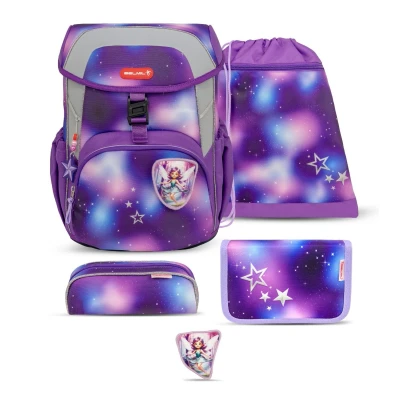Abbildung von Belmil Maxi Shining Fairy Fee lila Schulranzen Set