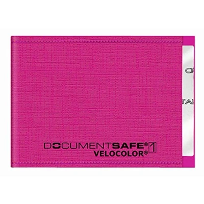 Abbildung von VELOFLEX 3271371 Document Safe Kartenhülle, Kreditkartenhülle, RFID/NFC Schutz, RFID Blocker, 90 x 63 mm, pink, 1 Stück