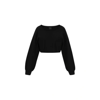 Abbildung von Dreimaster Strickpullover, Damen, Größe: XS/S, Black