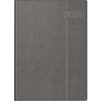 Abbildung von Rido Buchkalender Conform 21x29,1cm 1 Tag/Seite Kunstleder grau 2026