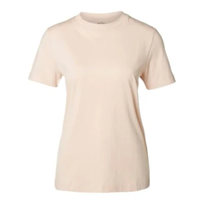 Abbildung von SELECTED FEMME Damen SFMY Perfect SS Tee Box Cut Color T Shirt, Rosa (Cameo Rose), 38 (Herstellergröße: M)