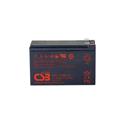 Abbildung von CSB AGM Bleiakku 12V 9,3Ah UPS12460 F2F1 extrem hochstrom Akku Bleigel AGM, kompatibel MP1236H, NPW45 12, HR1234WF2, UP RW1245P1, WP1236W