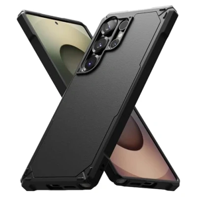 Abbildung von Ringke Rugged Gear Case für Samsung Galaxy S25 Ultra Hülle, Robuster Stoßfest Bumper Fester Griff rutschfest Kratzfest Fortschrittliche Schützende Handyhülle Black
