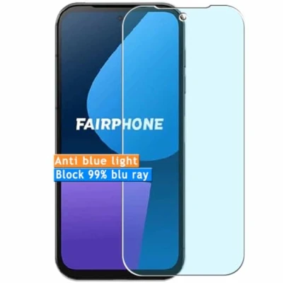 Abbildung von Vaxson 3 Stück Anti Blaulicht Schutzfolie kompatibel mit Fairphone 5 Display Bluelight folie folien Displayschutzfolie （ nicht Panzer Schutz Glas SchutzGlas PanzerGlas ）