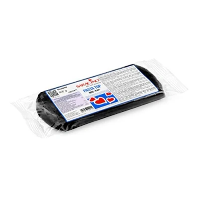Abbildung von Saracino Fondant Top Schwartz Zum Eindecken 500 g Made In Italy