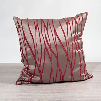Abbildung von LYSEL Kissen rot Obella 38x38, reines Polyester Dekokissen