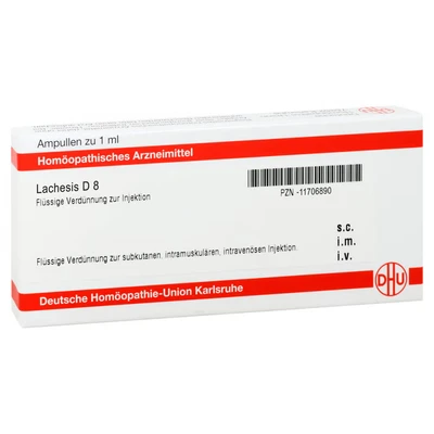 Abbildung von Lachesis D 8 Ampullen 8X1 ml