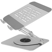 Abbildung von IB NH300 R, Notebookhalter, rotierend, höhenverstellbar, Aluminium, für Notebooks bis 17&quot; (43 cm)