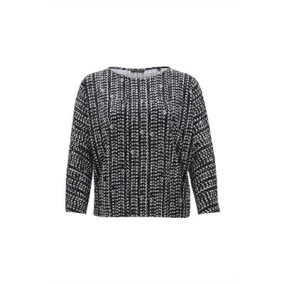 Abbildung von Opus 3/4 ARM Sebry Shine Langarmshirt, Damen, Größe: 38, Black