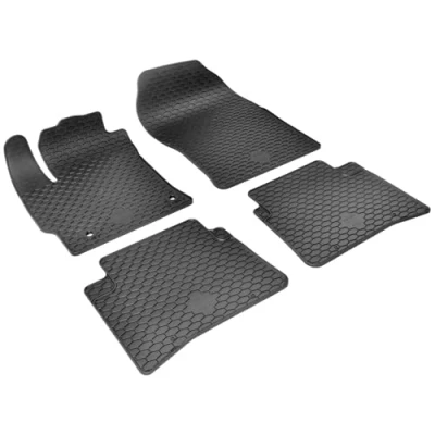 Abbildung von WALSER RubberLine 50880 Fußmattensatz Gummi vorne und hinten 4 schwarz