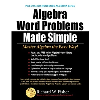 Abbildung von Algebra Word Problems Made Simple: Master the Easy Way!