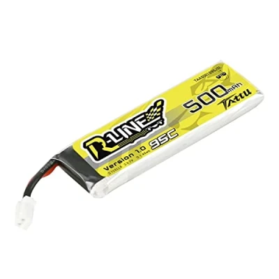 Abbildung von Tattu R Line Batterie LiPo Akku 500mAh 95C 1S1P lang JST PHR
