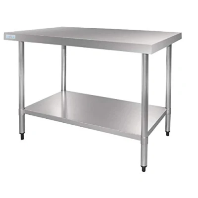 Abbildung von Vogue Edelstahltisch, 900 x 600 700 mm, für Küche, Restaurant, gewerbliche Nutzung