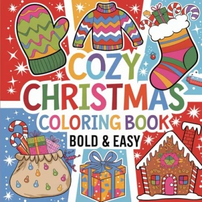 Abbildung von Cozy Christmas Coloring Book: 54 Festive Designs for a Calm and Happy Holiday! THE PERFECT GIFT