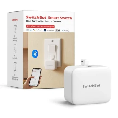 Abbildung von SwitchBot Smart Switch Toggle Machen Sie Schalter intelligent, App und Timer Steuerung, fügen Hub Mini hinzu, um es mit Alexa, Google Home IFTTT Kompatibel zu Machen（Weiß）