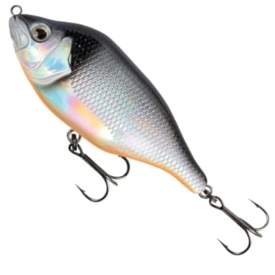 Abbildung von Fox Rage Hitcher Jerk &amp; Twitch Lipless 8cm 20gr Sinking 0 2,1m UV Silver Baitfish (mit Rassel) Jerkbait