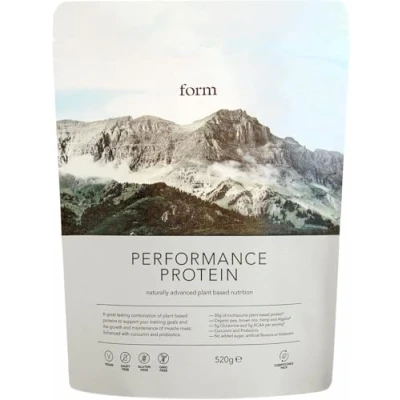 Abbildung von Form Performance Veganes Proteinpulver, Komplettes Aminosäurenprofil mit BCAAs und Verdauungsenzymen, Perfektes Post Workout, Schmeckt hervorragend Wasser, 520 Gramm (Schoko Erdnuss)