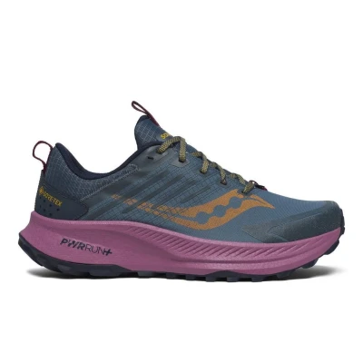 Abbildung von Saucony RIDE TR2 GTX Laufschuh Trail, Damen, Größe: 40.5, Mirage/plum Schuhe