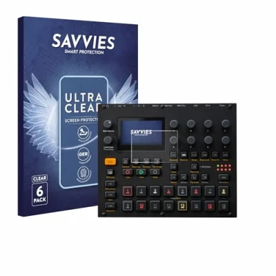 Abbildung von Savvies 6 Stück Schutzfolie für Elektron Digitakt II Displayschutz Folie Ultra Transparent