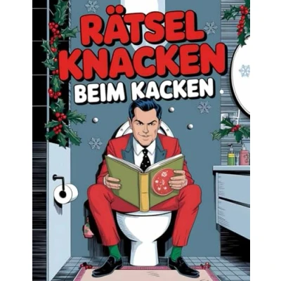Abbildung von Rätsel kacken Knobeleien knacken : Rätselbuch mit über 100 Rätseln! / Das lustige Geschenk für Männer