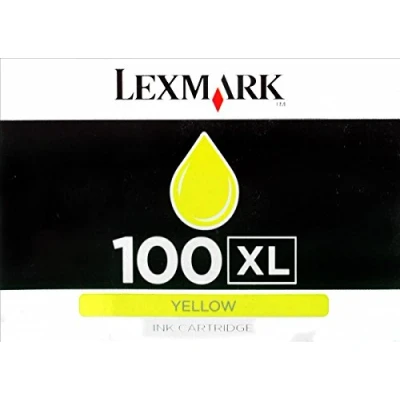 Abbildung von Lexmark 100XL (14N1071E) Gelb Druckerpatrone Hohe Kapazität