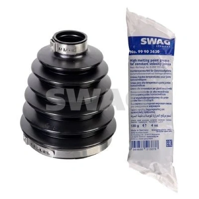Abbildung von SWAG 10 1946 Achsmanschette Vorderachse, radseitig Thermoplast MERCEDES BENZ: R Klasse, ML GL
