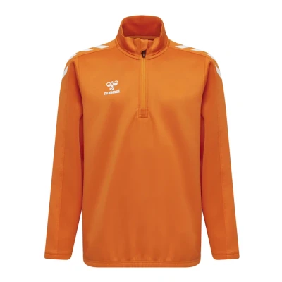Abbildung von Hummel CORE HALF Unisex Sweatshirt für Kinder, Größe: 116, Orange tiger