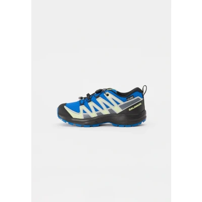 Abbildung von Salomon XA PRO V8 Waterproof Unisex Hikingschuh für Kinder, Größe: 33, Nautical blue/black/sharp green Textil/synthetik