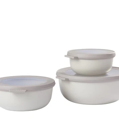 Abbildung von Mepal Schüssel Set Nordic White 3 teilig (350, 750 ml und 1.25 Liter)