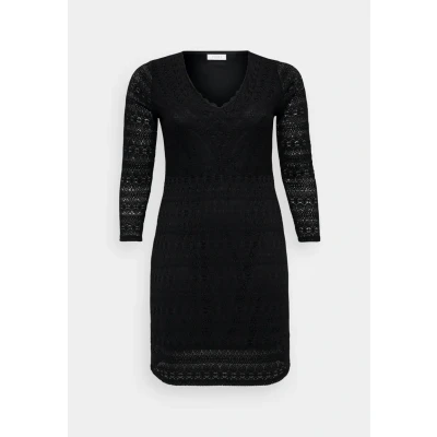 Abbildung von Evoked VILA Vichikka V NECK Dress Cocktailkleid/festliches Kleid, Damen, Größe: 44, Black