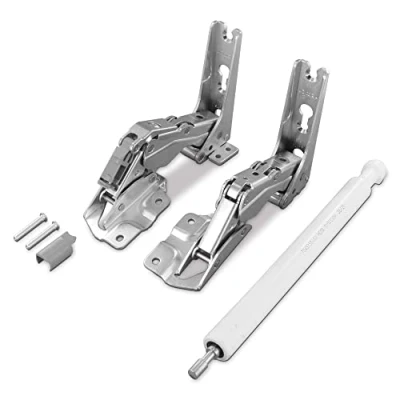 Abbildung von DL pro Türdämpfer + Türscharnier oben unten für Liebherr 9590166 Reparatursatz Kühlschrank