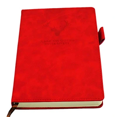 Abbildung von Earning Power Notizbuch A5 liniert,Hardcover Tagebuch Mit 360 Seiten Und 80gsm Premium Papier. Für Notizen, Planung, Studium, Reisen, Zeichnungen, Skizzen Projekte（rot）
