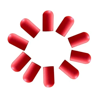 Abbildung von Set Mit 10 Silikon Schutzhüllen Drumstick Hülle Drum Mute Silent Tip
