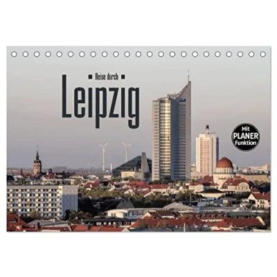 Abbildung von Reise durch Leipzig (Tischkalender 2025 DIN A5 quer), CALVENDO Monatskalender