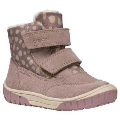 Abbildung von Geox B OMAR GIRL WPF Winterboots Klettstiefel, Babystiefel Winterstiefel mit schönem Muster