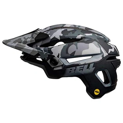 Abbildung von BELL Unisex Erwachsene Sixer MIPS Fahrradhelm MTB, Matte/Gloss Black camo, M (55 59cm)